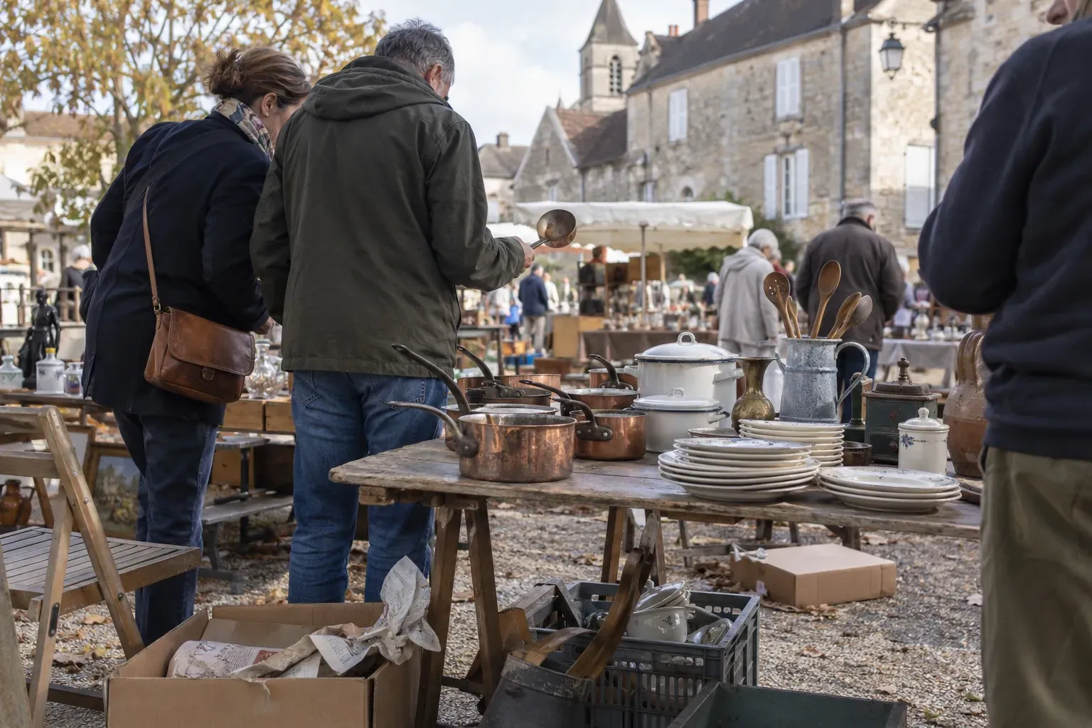 2 000 chineurs par an : les Puces des cuisinières de Tournus, rendez-vous des arts de la table les 10 et 11 octobre