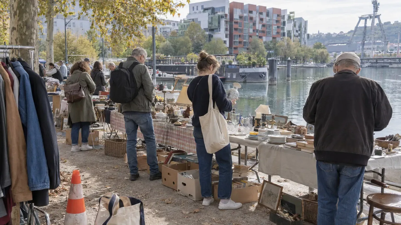 Braderie à Lyon Confluence : 5 heures de parking offertes et un vide-grenier pour les chineurs dès le 9 octobre