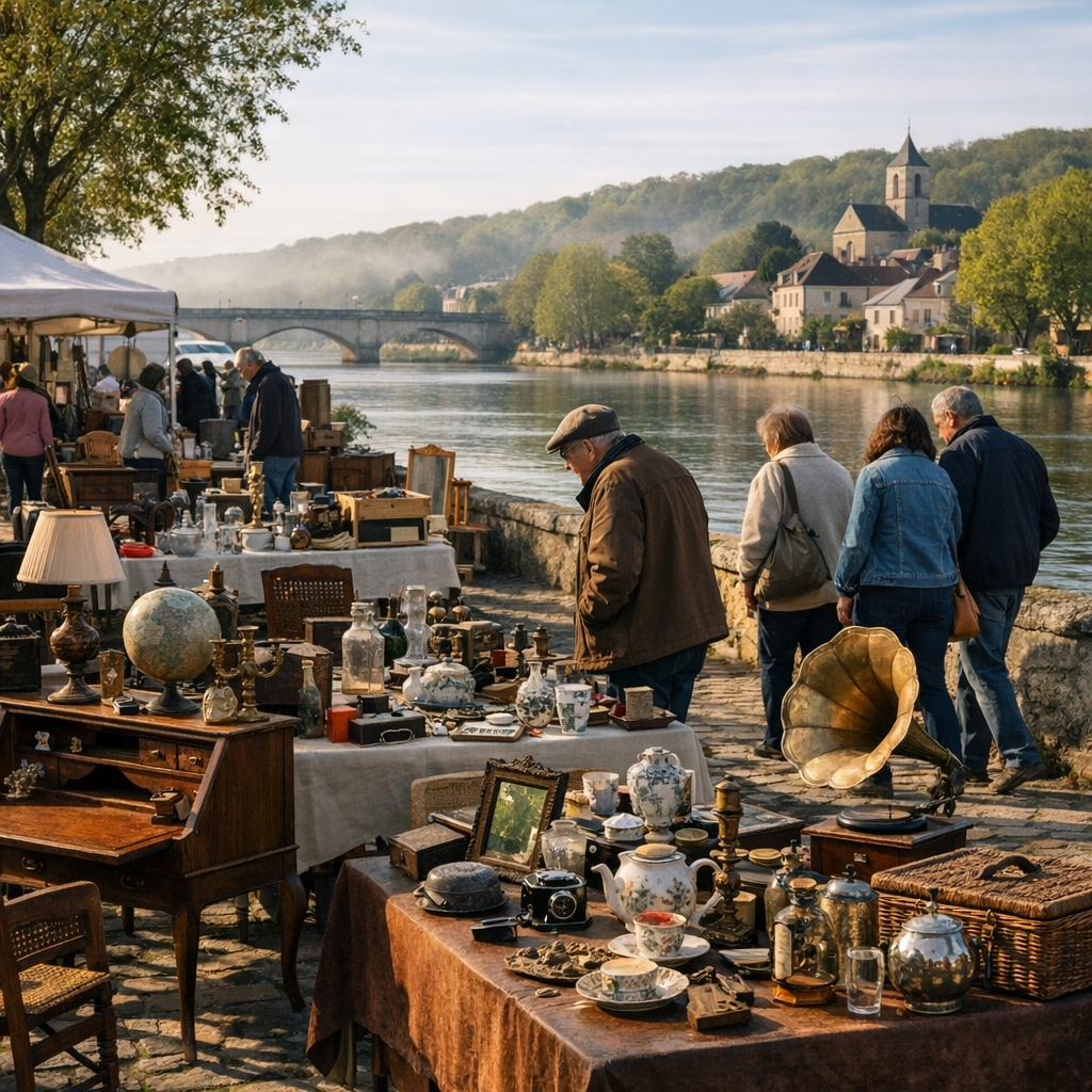 Où trouver une bonne Brocante ce week-end autour de Meulan ?