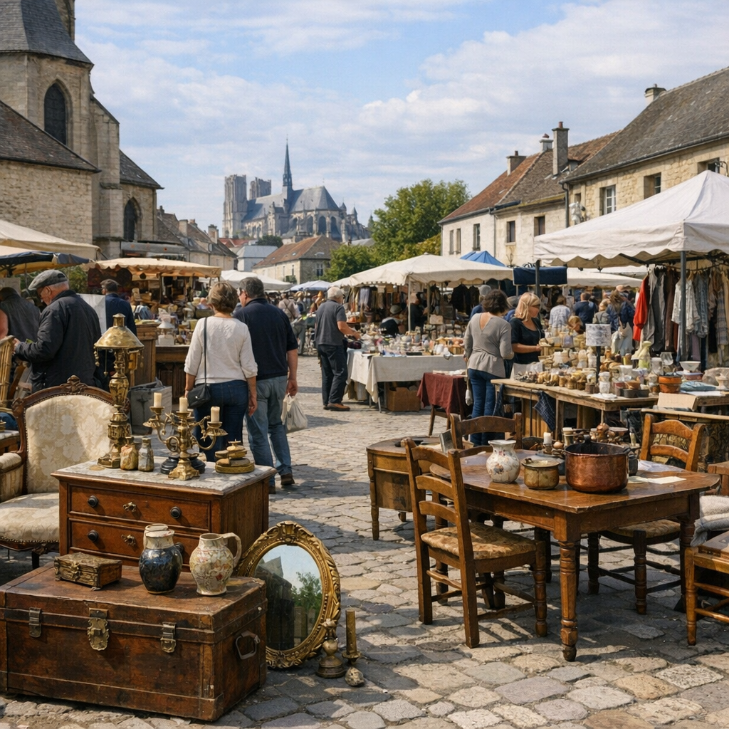 Où trouver une brocante à Reims ce week-end sans rater les bons plans