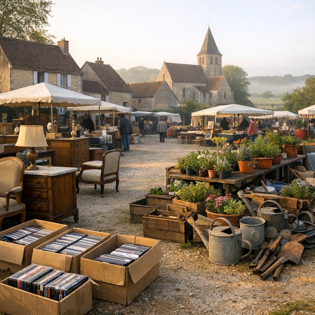 Où trouver une bonne Brocante dans le Cher ce week-end
