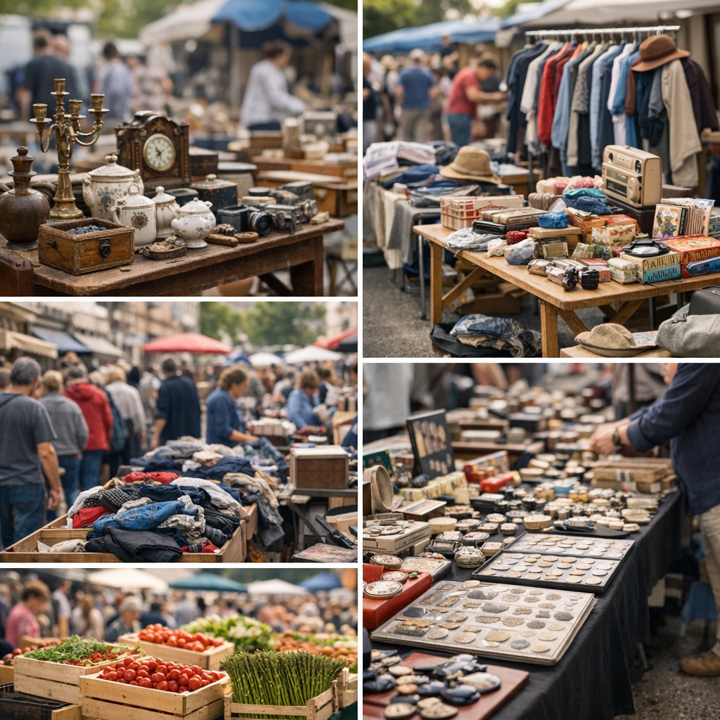 Les formats qui comptent vraiment : brocante, vide-grenier, braderie, bourse, marché