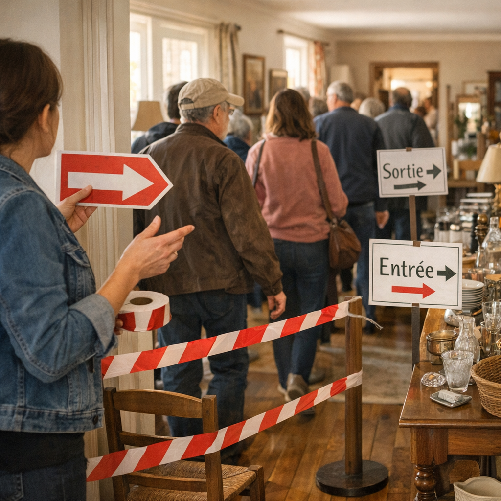 Comment organiser la circulation des visiteurs dans une maison quand l’affluence devient plus forte que prévu ?