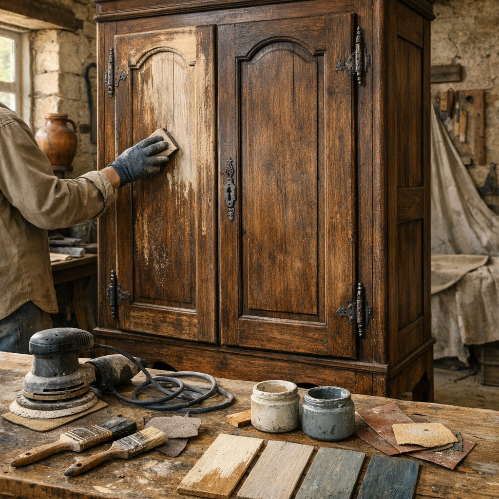 Comment transformer une armoire ancienne sans la dénaturer