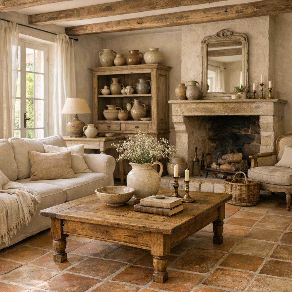 Déco salon campagne chic : les bases d’un style authentique