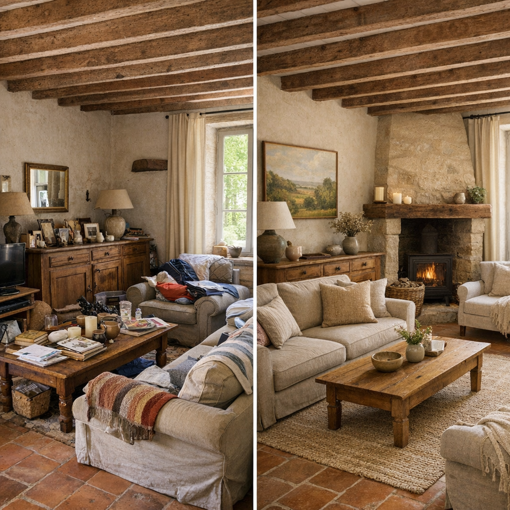 Feng shui maison avant après : transformations qui apaisent