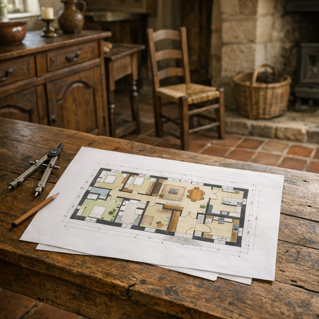 Feng shui maison plan : lire, corriger et harmoniser