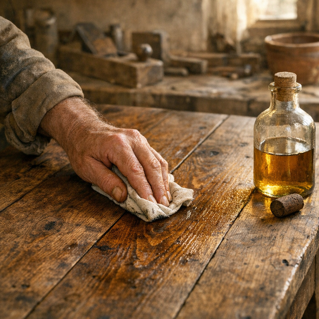 Huile de lin bois : bien l’utiliser sur meuble ancien