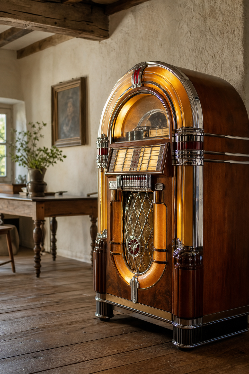 Un jukebox vintage mérite un choix aussi précis que son décor