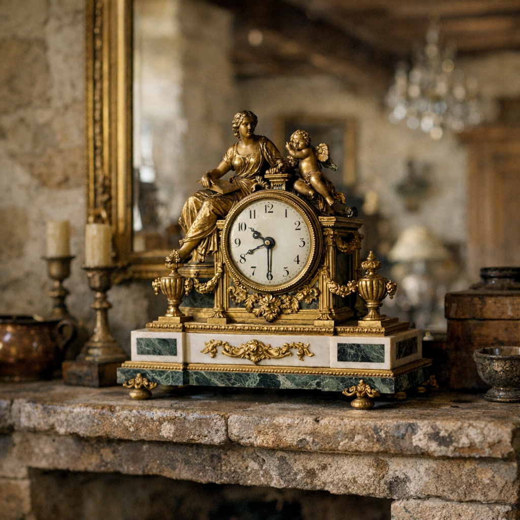 Pendule de cheminée ancienne bronze prix : cote 2026