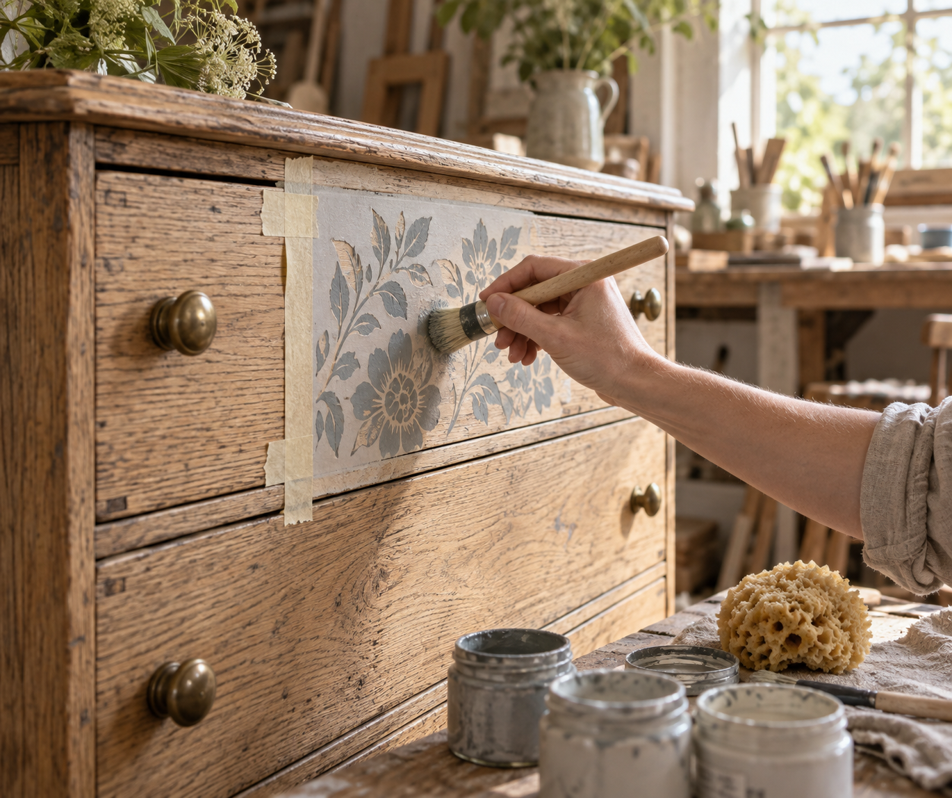Quel meuble décorer au pochoir sans perdre sa valeur ?