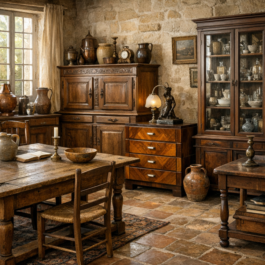 Prix meubles anciens brocante : guide d’estimation réaliste