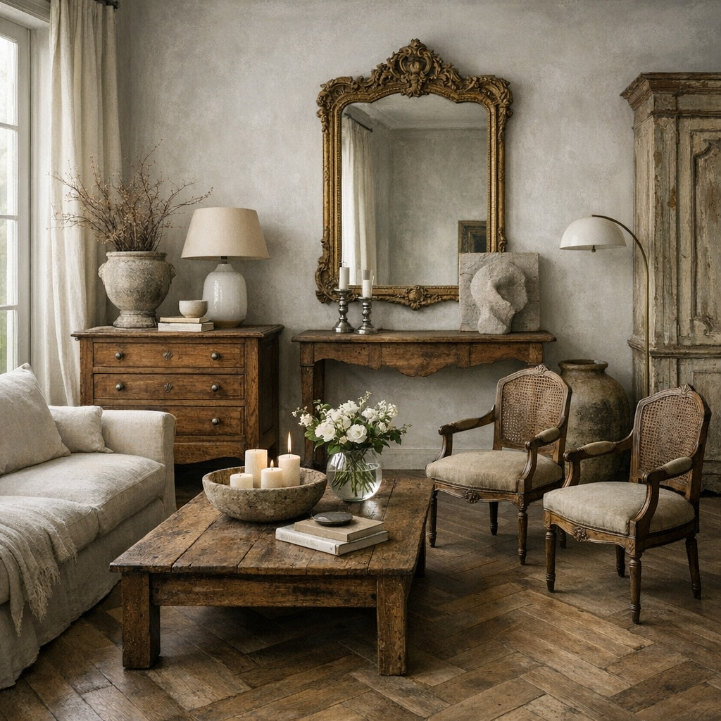 Quelles couleurs choisir avec des meubles anciens ?