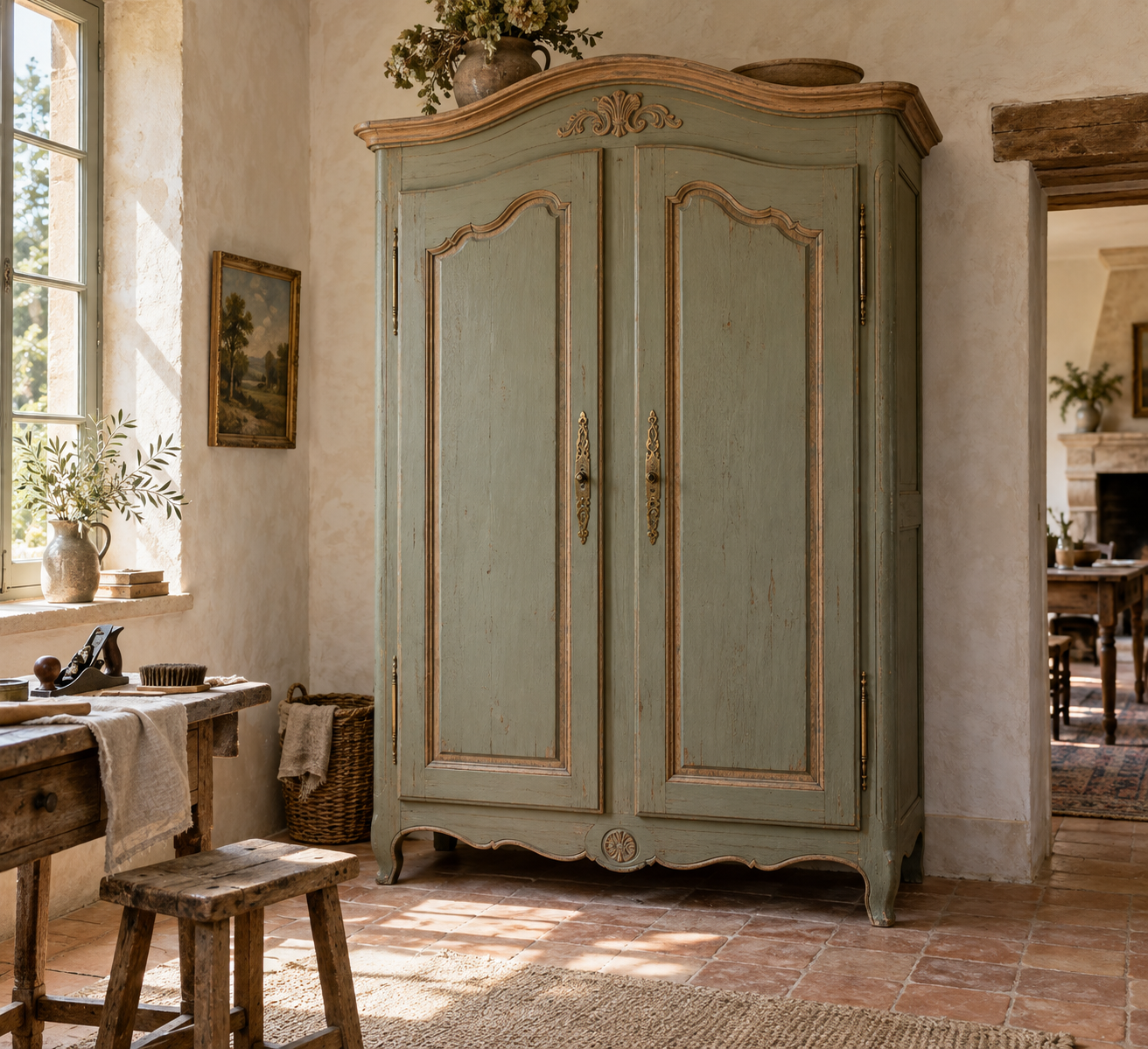 Comment relooker une armoire ancienne sans effacer sa patine