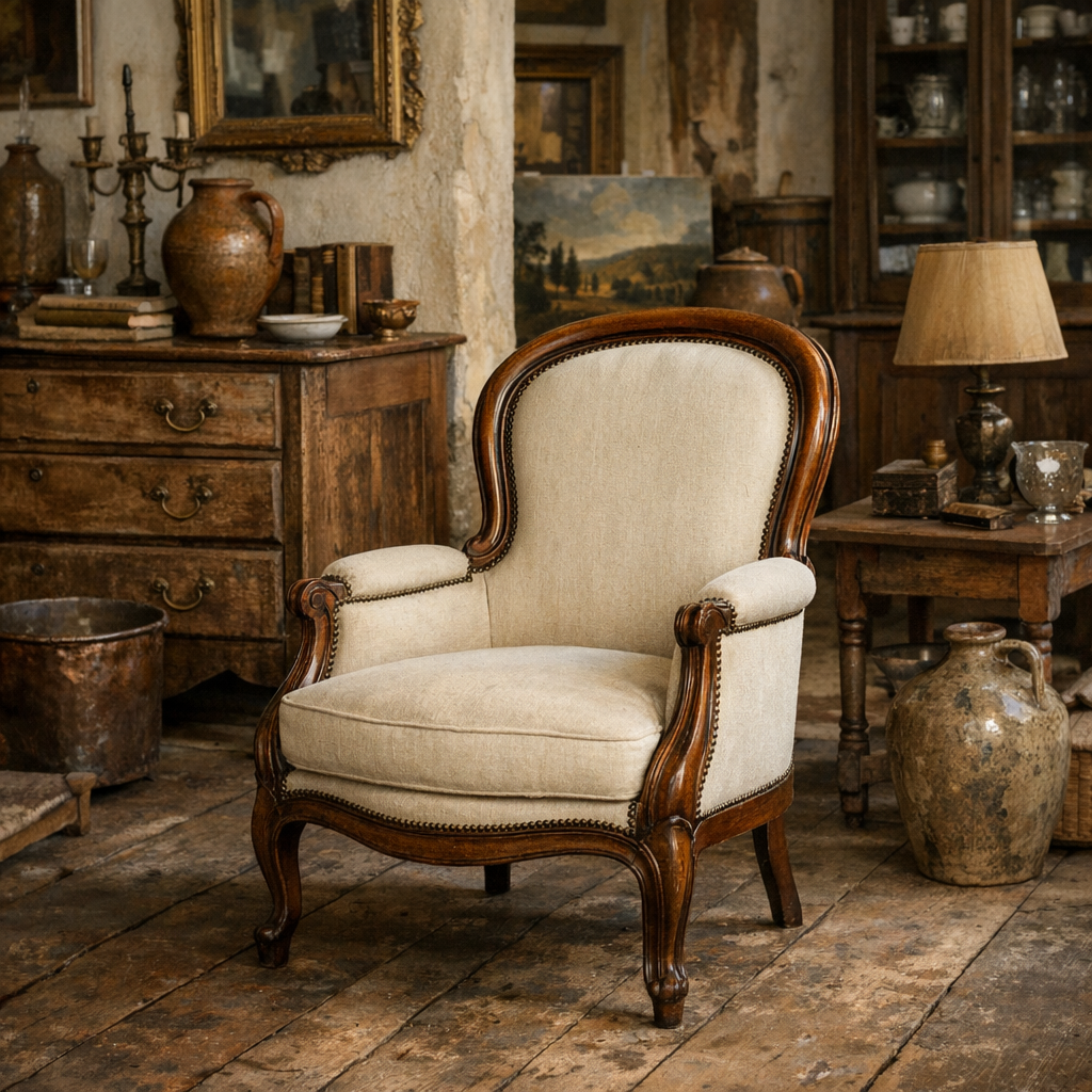 Style Louis-Philippe fauteuil : reconnaître le bon modèle