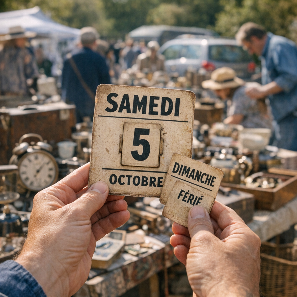 Samedi, dimanche, jours fériés : comment repérer les vraies dates dans les greniers et brocantes du 51